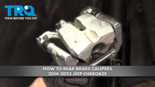 How to Replace Rear Brake Calipers 2014-2023 Jeep Cherokee