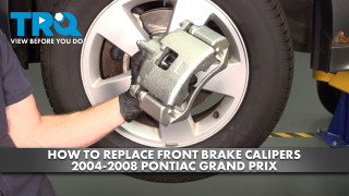 How to Replace Front Brake Calipers 2004-2008 Pontiac Grand Prix