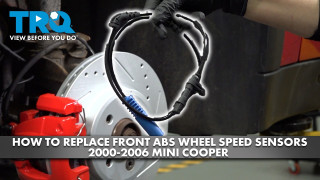 How to Replace Front ABS Wheel Speed Sensors 2000-2006 Mini Cooper