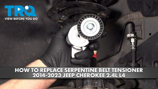 How to Replace Accessory Drive Belt Tensioner 2014-2023 Jeep Cherokee 24L L4