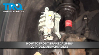 How to Replace Front Brake Calipers 2014-2023 Jeep Cherokee