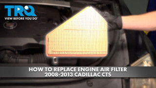 How to Replace Engine Air Filter 2008-2013 Cadillac CTS