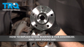 How to Replace Front Wheel Bearing  Hub Assemblies 2001-2009 Volvo S60