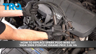 How to Replace Spark Plug Wire Set 2004-2008 Pontiac Grand Prix 38L V6