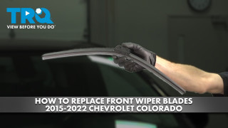 How to Replace Front Wiper Blades 2015-2022 Chevrolet Colorado