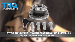 How to Replace Front Wheel Bearing  Hub Assemblies 2012-2022 Volkswagen Passat