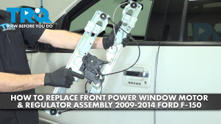 How to Replace Front Power Window Motor  Regulator Assemblies 2009-2014 Ford F-150