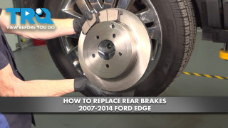 How to Replace Rear Brakes 2007-2014 Ford Edge