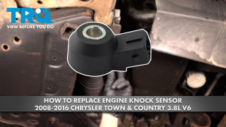 How to Replace Engine Knock Sensor 2008-2016 Chrysler Town  Country 38L V6