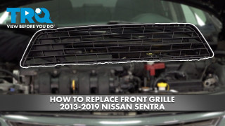 How to Replace Front Grille 2013-2019 Nissan Sentra