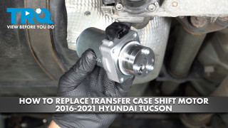 How to Replace Transfer Case Shift Motor 2016-2021 Hyundai Tucson