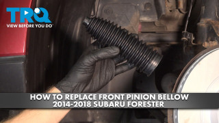 How to Replace Front Steering Rack  Pinion Bellows 2014-2018 Subaru Forester