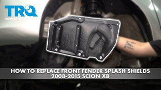 How to Replace Front Fender Splash Shields 2008-2015 Scion xB