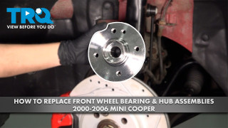 How to Replace Front Wheel Bearing  Hub Assemblies 2000-2006 Mini Cooper