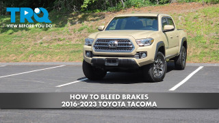 How to Bleed Brakes 2016-2023 Toyota Tacoma