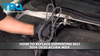 How to Replace Serpentine Belt 2014-2020 Acura MDX
