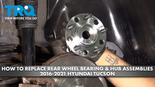 How to Replace Rear Wheel Bearing  Hub Assemblies 2016-2021 Hyundai Tucson