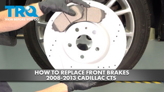 How to Replace Front Brakes 2008-2013 Cadillac CTS