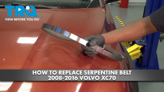 How to Replace Serpentine Belt 2008-2016 Volvo XC70