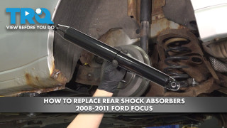How to Replace Rear Shock Absorbers 2008-2011 Ford Focus