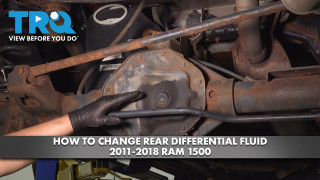 How to Change Rear Differential Fluid 2011-2018 Ram 1500 1A Auto