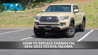 How to Change Oil 2016-2023 Toyota Tacoma