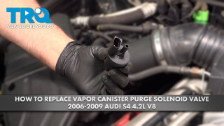 How to Replace Vapor Canister Purge Solenoid Valve 2006-2009 Audi S4 42L V8