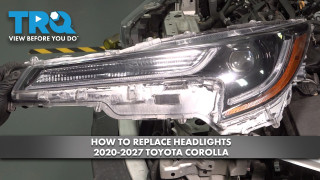How to Replace Headlights 2020-2027 Toyota Corolla