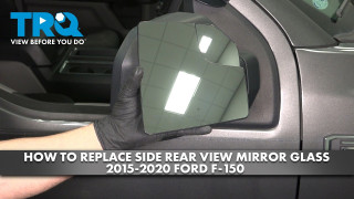 How to Replace Side Rear View Mirror Glass 2015-2020 Ford F-150