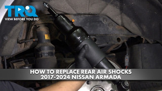 How to Replace Rear Air Shocks 2017-2024 Nissan Armada