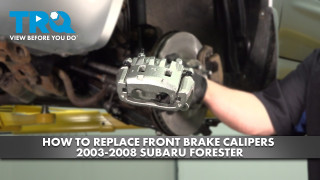 How to Replace Front Brake Calipers 2003-2008 Subaru Forester