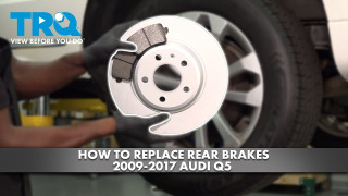 How to Replace Rear Brakes 2009-2017 Audi Q5