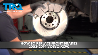 How to Replace Front Brakes 2003-2014 Volvo XC90