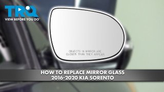 How to Replace Mirror Glass 2016-2020 Kia Sorento