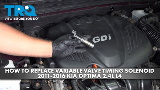 How to Replace Variable Valve Timing Solenoid 2011-2016 Kia Optima 24L L4