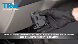 How to Replace Temperature Control HVAC Blend Door Actuator 2008-2016 Chrysler Town  Country