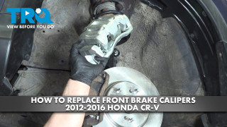 How to Replace Front Brake Calipers 2012-2016 Honda CR-V