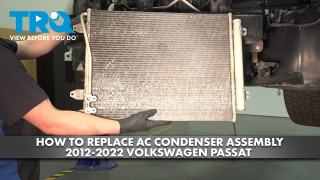 How to Replace AC Condenser Assembly 2012-2022 Volkswagen Passat