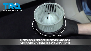 How to Replace Front HVAC Blower Motor Assembly 2013-2015 Subaru XV Crosstrek