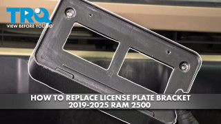 How to Replace Front License Plate Bracket 2016-2023 Toyota Tacoma