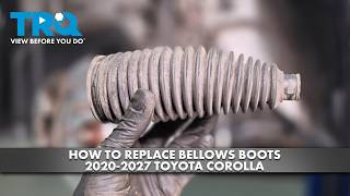 How to Replace Front Steering Rack  Pinion Bellows Boots 2020-2027 Toyota Corolla