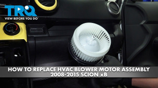 How to Replace HVAC Blower Motor Assembly 2008-2015 Scion xB