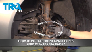 How to Replace Front Brake Hoses 2002-2006 Toyota Camry