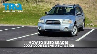How to Bleed Brakes 2003-2008 Subaru Forester