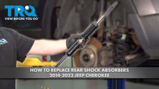 How to Replace Rear Shock Absorbers 2014-2023 Jeep Cherokee