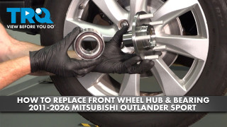 How to Replace Front Wheel Hubs  Bearings 2011-2026 Mitsubishi Outlander