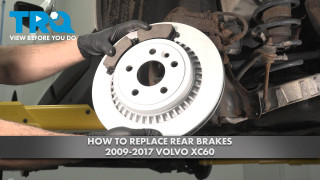 How to Replace Rear Brakes 2009-2017 Volvo XC60