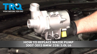 How to Replace Water Pump 2007-2013 BMW 328i 30L L6