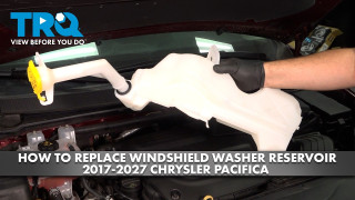 How to Replace Windshield Washer Reservoir 2017-2027 Chrysler Pacifica
