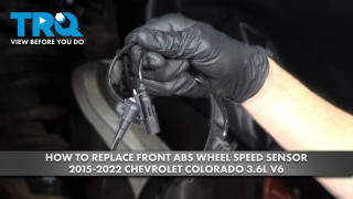 How to Replace Front ABS Wheel Speed Sensor 2015-2022 Chevrolet Colorado 36L V6
